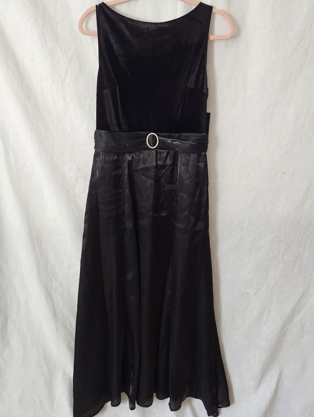 Alexa B Women's Black Evening Maxi Dress In Black Size 4, 6, 8